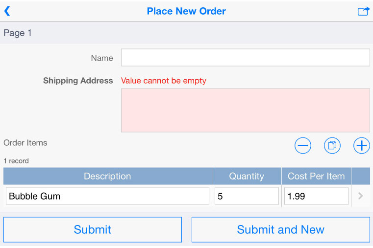 Flowfinity - Specify Required Fields