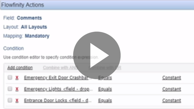 Make fields mandatory depending on other data