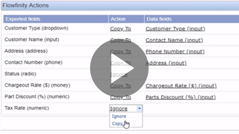 Prefill Fields with Reference Data